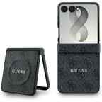 Guess 4G Classic MagSafe dėklas Samsung Galaxy Z Flip 8 - juodas -- Samsung Galaxy Z Flip 8