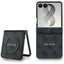 Guess 4G Classic MagSafe dėklas Samsung Galaxy Z Flip 8 - juodas -- Samsung Galaxy Z Flip 8