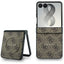 Guess 4G Classic MagSafe dėklas Samsung Galaxy Z Flip 8 - rudas -- Samsung Galaxy Z Flip 8