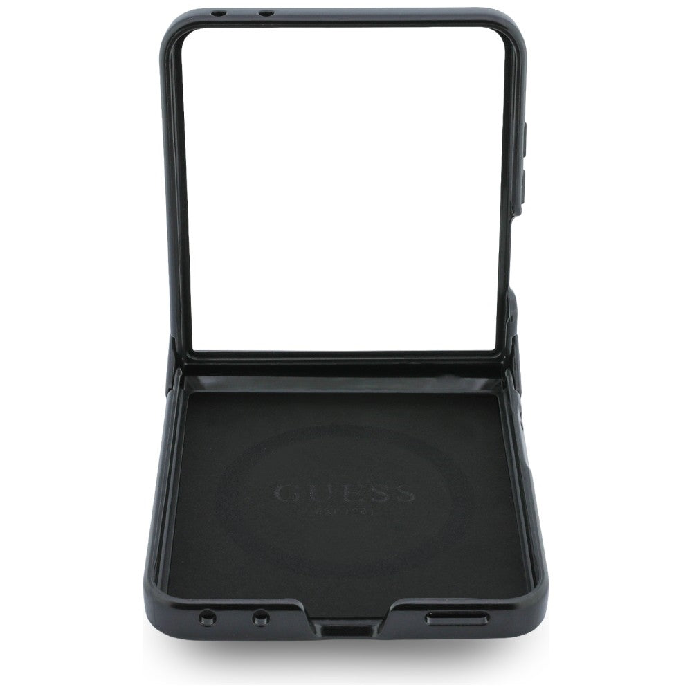 Guess 4G Classic MagSafe dėklas Samsung Galaxy Z Flip 8 - rudas -- Samsung Galaxy Z Flip 8