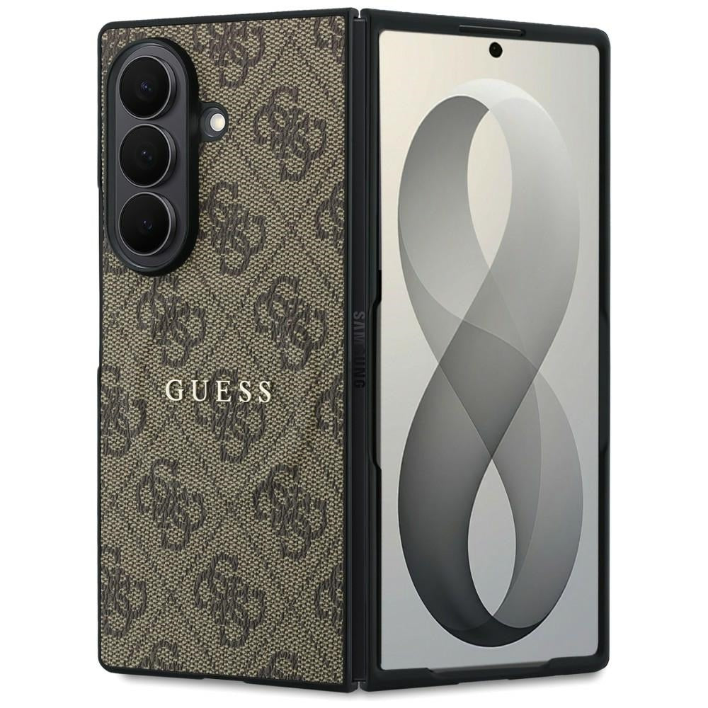 Guess 4G Classic MagSafe dėklas Samsung Galaxy Z Fold 8 Ultra - rudas -- Samsung Galaxy Z Fold 8 Ultra