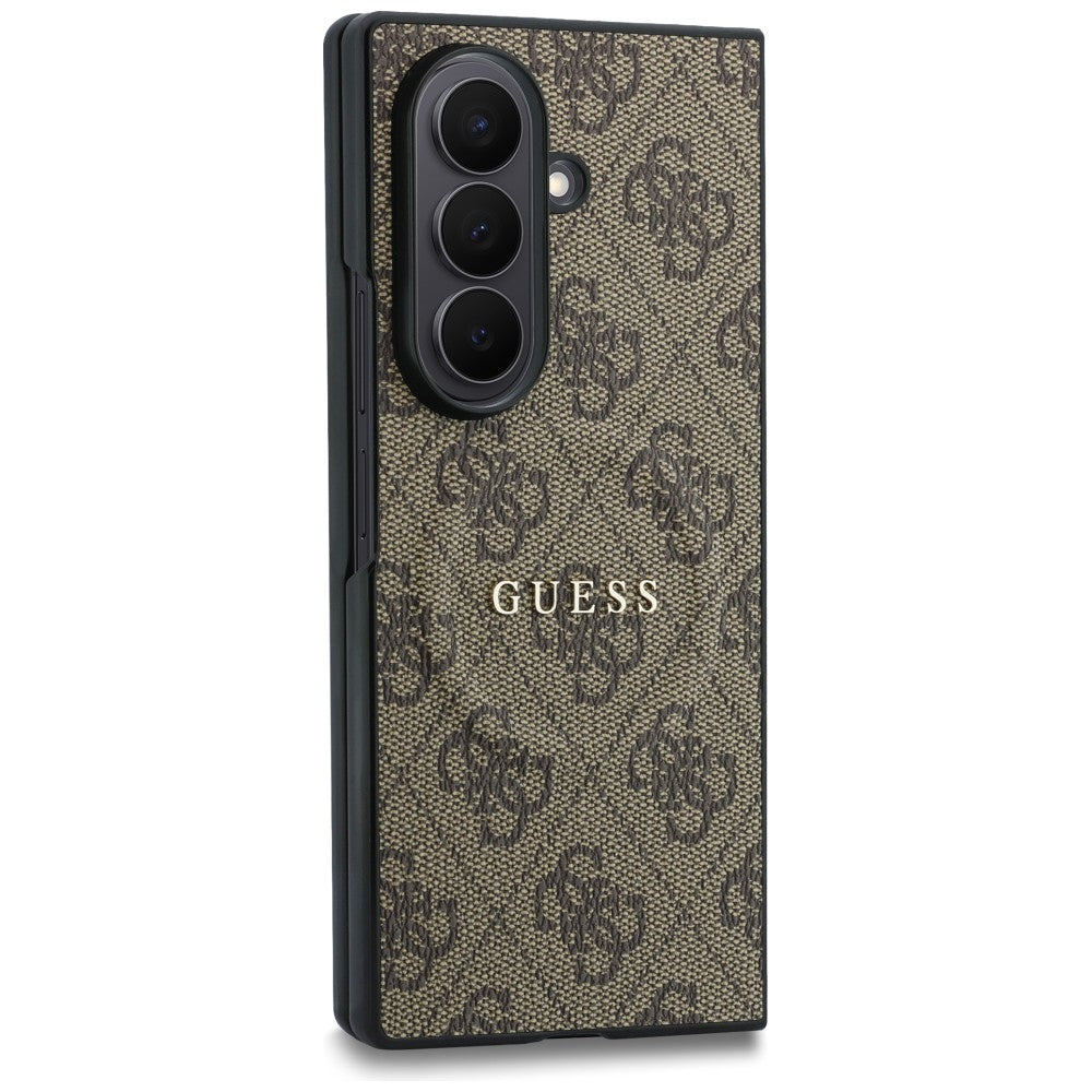 Guess 4G Classic MagSafe dėklas Samsung Galaxy Z Fold 8 Ultra - rudas -- Samsung Galaxy Z Fold 8 Ultra