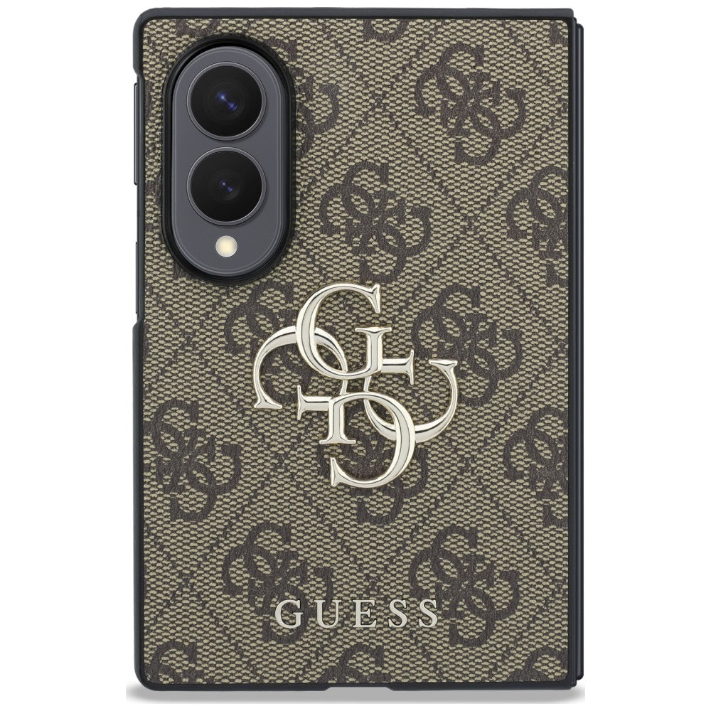 Guess Big 4G Logo dėklas Samsung Galaxy Z Fold 8 - rudas -- Samsung Galaxy Z Fold 8