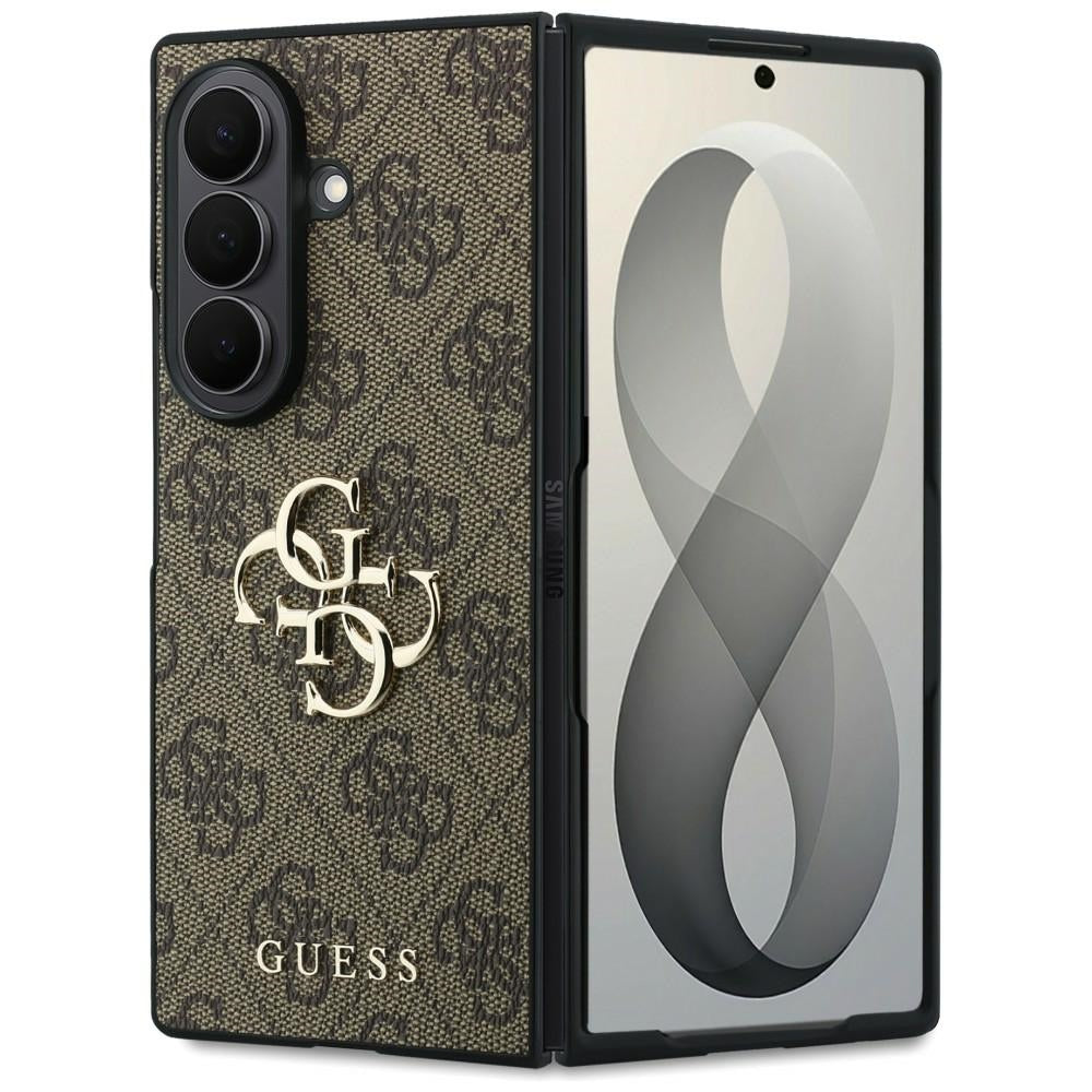 Dėklas Guess Big 4G Logo Samsung Galaxy Z Fold 8 Ultra - rudas -- Samsung Galaxy Z Fold 8 Ultra