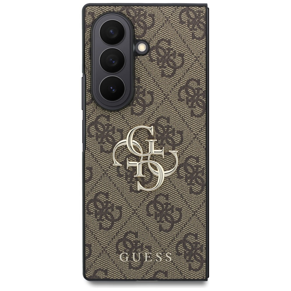 Dėklas Guess Big 4G Logo Samsung Galaxy Z Fold 8 Ultra - rudas -- Samsung Galaxy Z Fold 8 Ultra