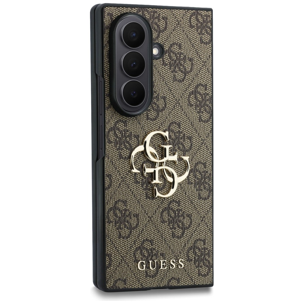 Dėklas Guess Big 4G Logo Samsung Galaxy Z Fold 8 Ultra - rudas -- Samsung Galaxy Z Fold 8 Ultra
