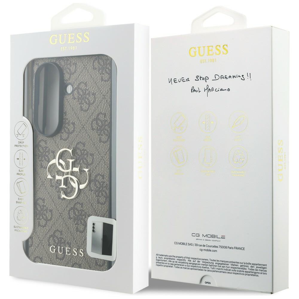 Dėklas Guess Big 4G Logo Samsung Galaxy Z Fold 8 Ultra - rudas -- Samsung Galaxy Z Fold 8 Ultra