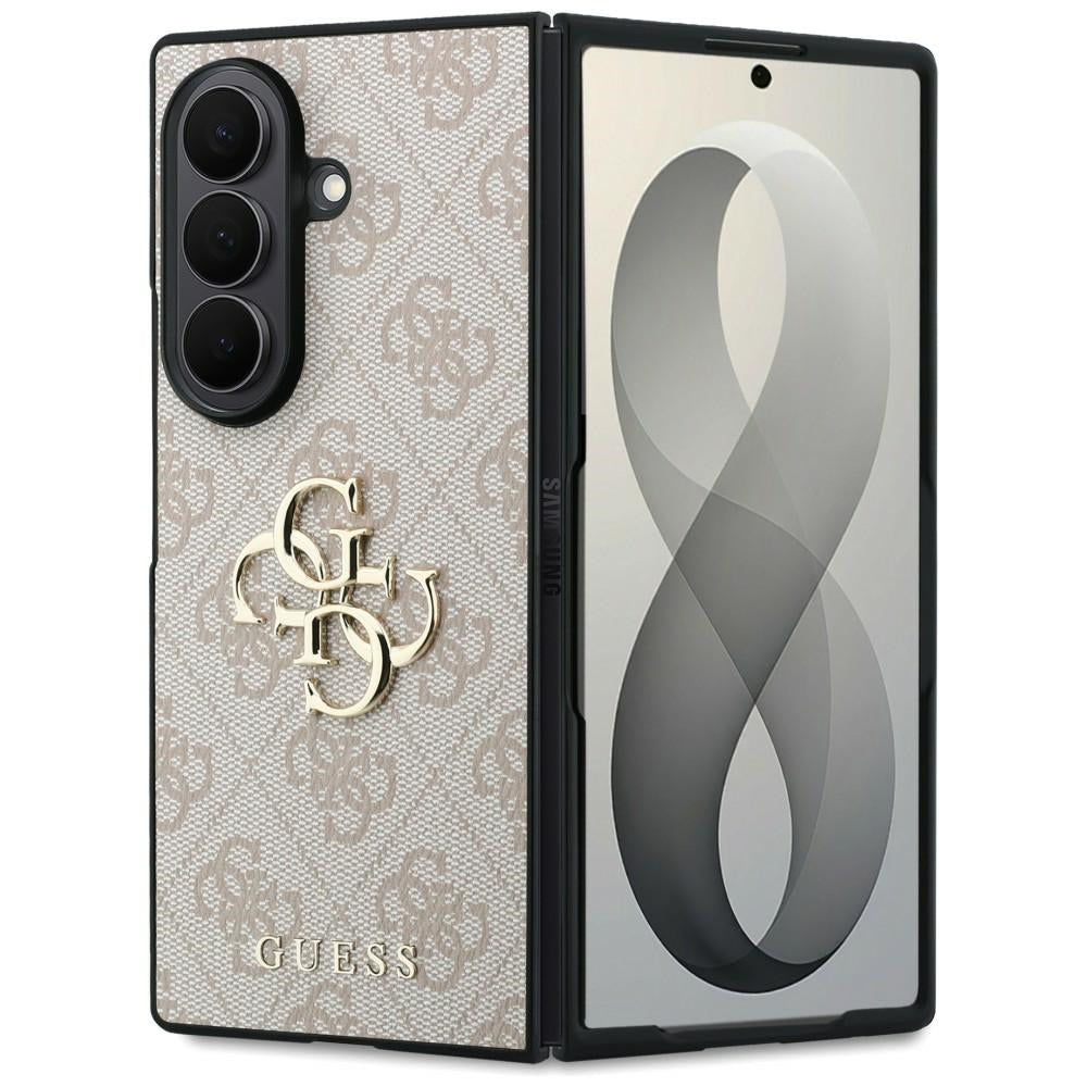 Dėklas Guess Big 4G Logo Samsung Galaxy Z Fold 8 Ultra - rožinis -- Samsung Galaxy Z Fold 8 Ultra