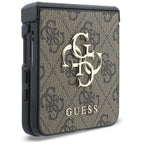 Dėklas Guess Big 4G Logo Samsung Galaxy Z Flip 8 - rudas -- Samsung Galaxy Z Flip 8