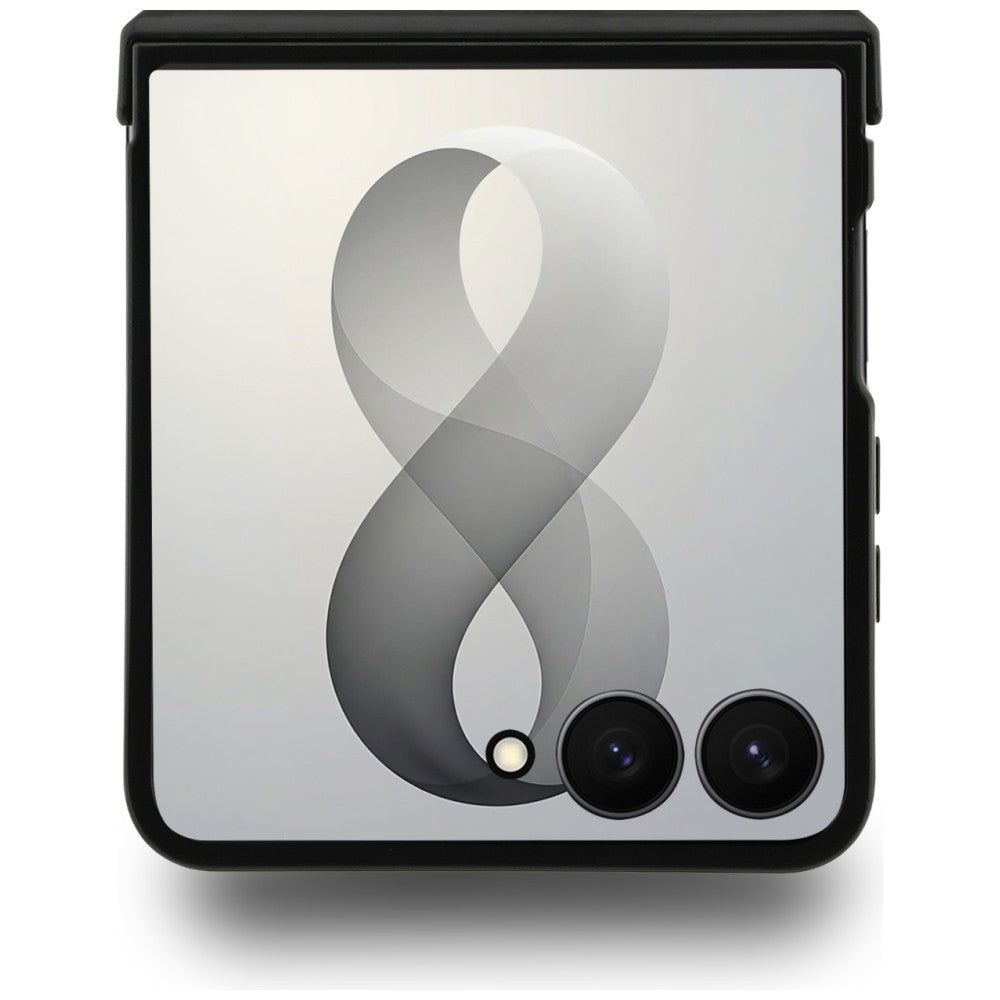 Dėklas Guess Big 4G Logo Samsung Galaxy Z Flip 8 - juodas -- Samsung Galaxy Z Flip 8