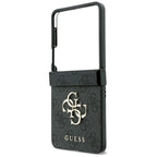 Dėklas Guess Big 4G Logo Samsung Galaxy Z Flip 8 - juodas -- Samsung Galaxy Z Flip 8