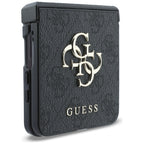 Dėklas Guess Big 4G Logo Samsung Galaxy Z Flip 8 - juodas -- Samsung Galaxy Z Flip 8