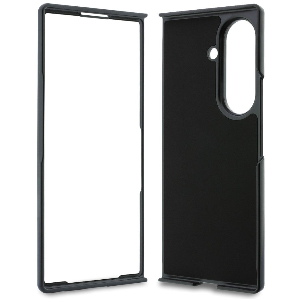 Karl Lagerfeld Saffiano Karl&Choupette Pin dėklas Samsung Galaxy Z Fold 8 Ultra - juodas -- Samsung Galaxy Z Fold 8 Ultra