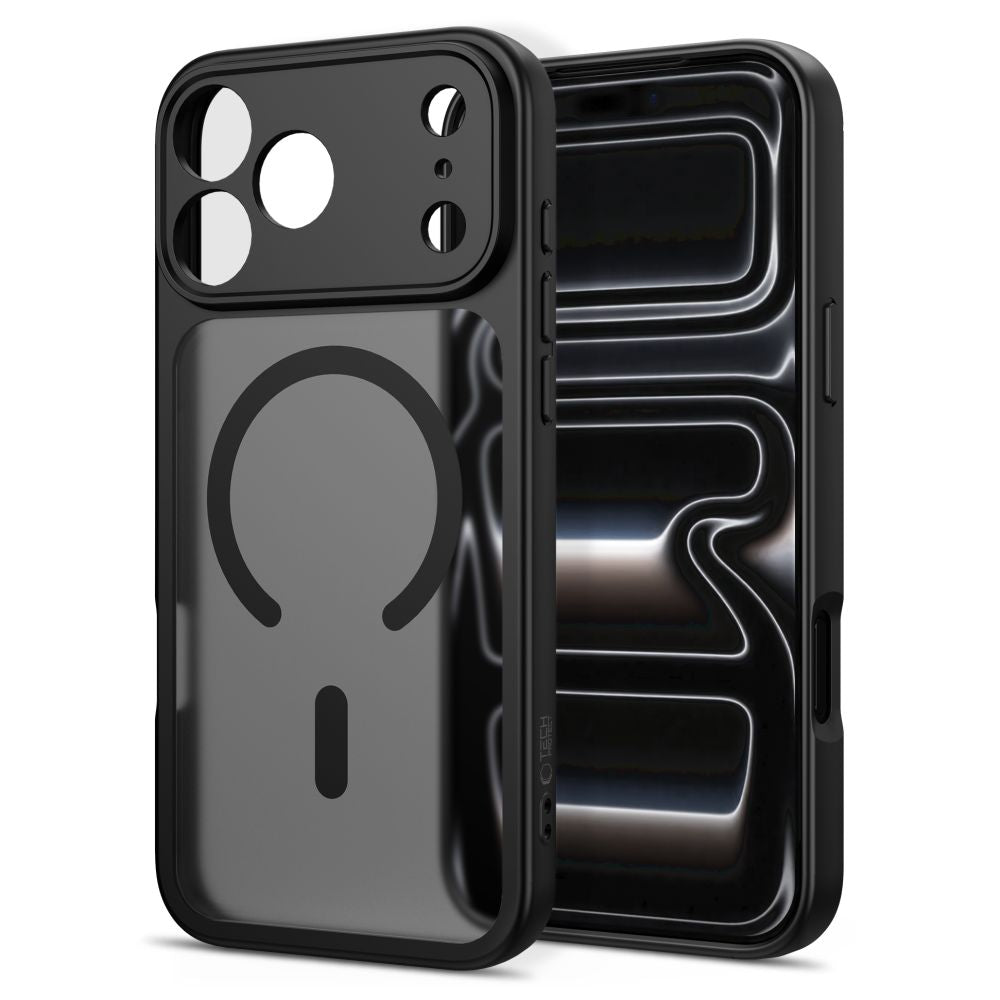 Tech-Protect BasicMag MagSafe dėklas iPhone 17 Pro / 18 Pro - Matinis juodas -- iPhone 17 Pro / iPhone 18 Pro