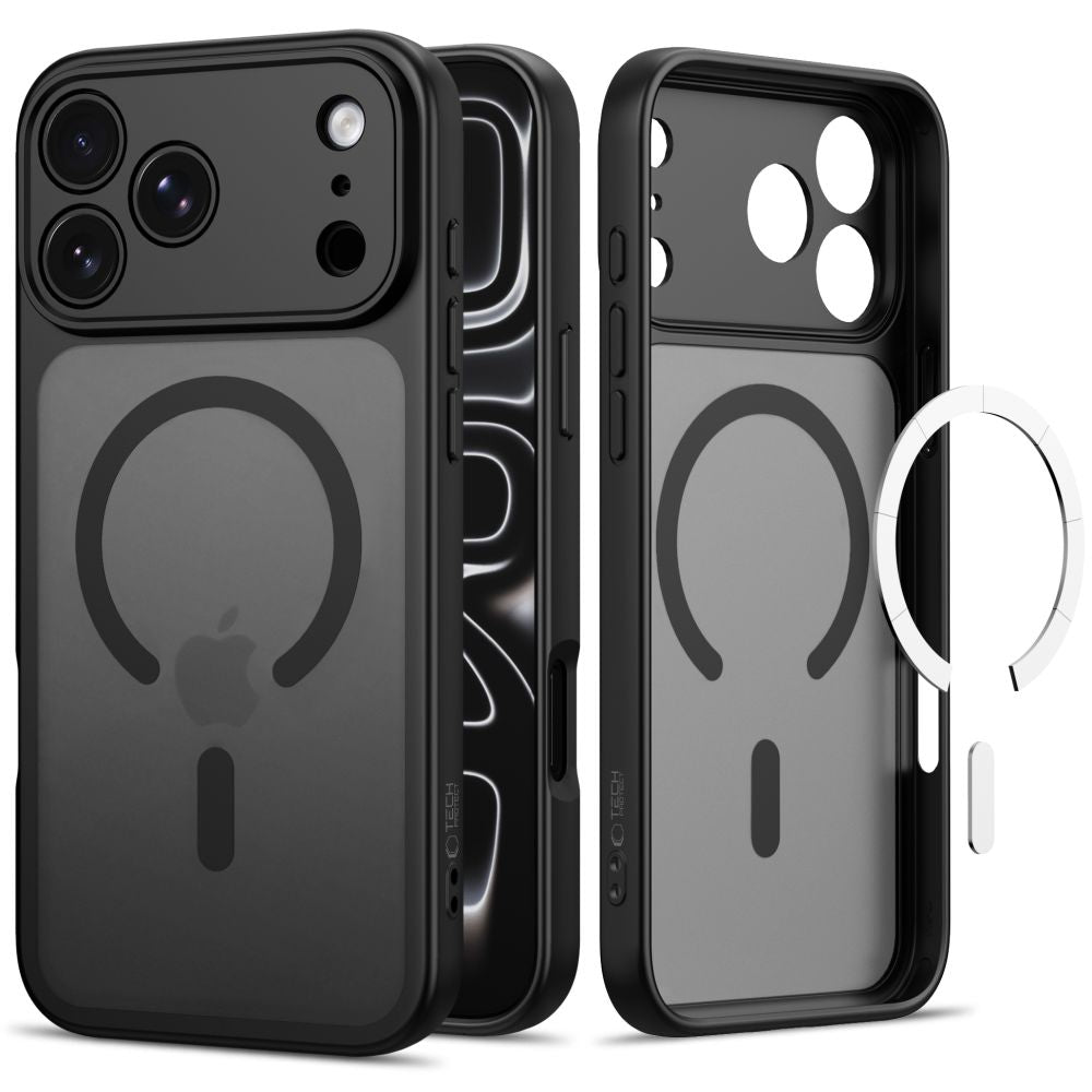 Tech-Protect BasicMag MagSafe dėklas iPhone 17 Pro Max / 18 Pro Max - Matinis juodas -- iPhone 17 Pro Max / iPhone 18 Pro Max