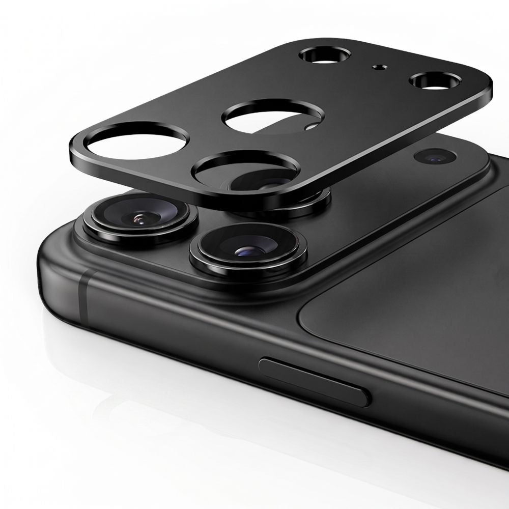Tech-Protect Camalloy Fit+ objektyvo dangtelis iPhone 18 Pro – juodas -- iPhone 18 Pro