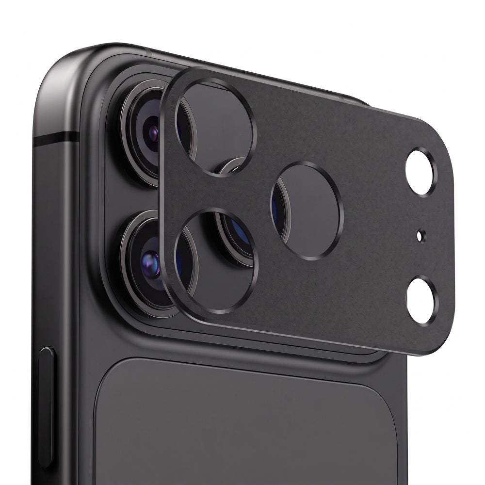 Tech-Protect Camalloy Fit+ objektyvo dangtelis iPhone 18 Pro – juodas -- iPhone 18 Pro