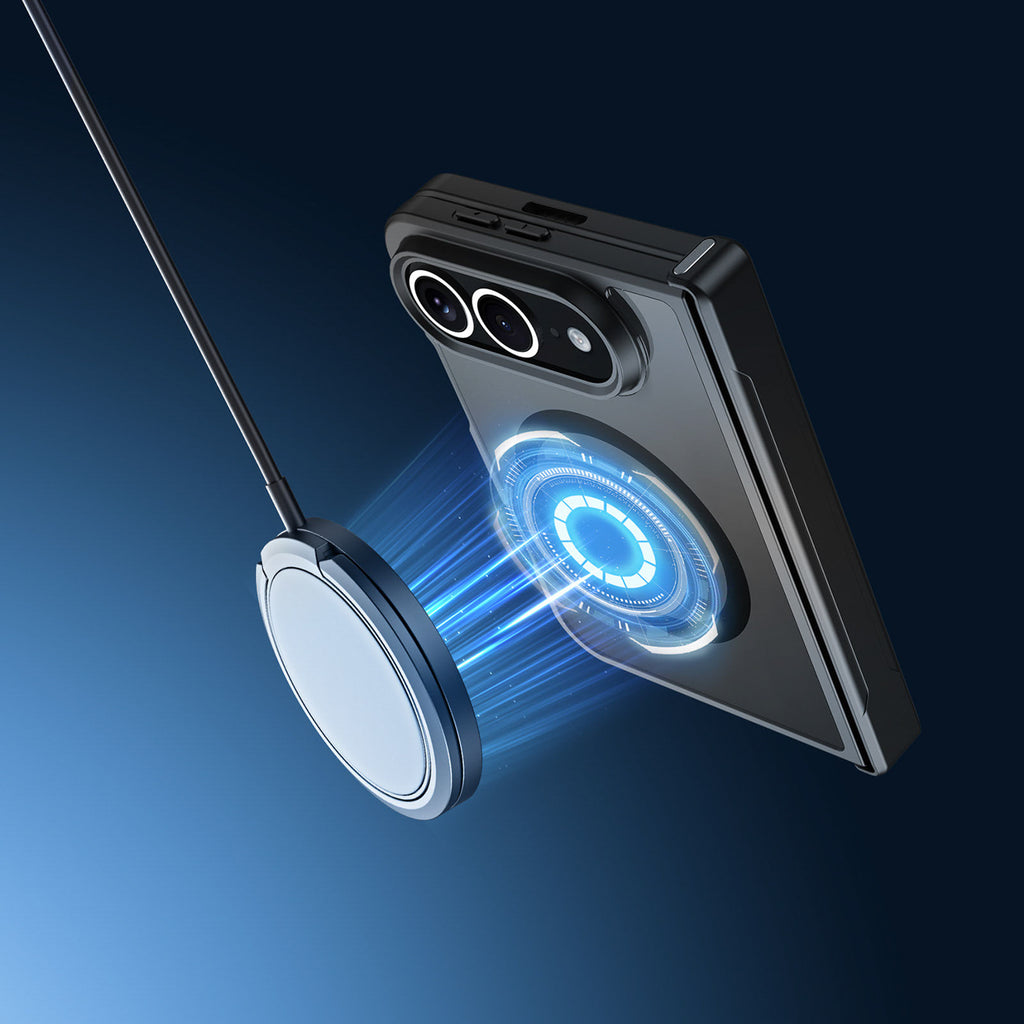 Dux Ducis Aimo Mag dėklas iPhone Duo, suderinamas su MagSafe - juodas -- iPhone Duo
