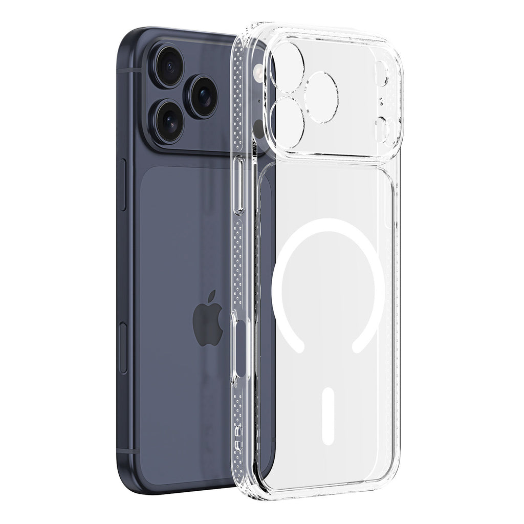 Dux Ducis Clin Mag dėklas iPhone 18 Pro / 17 Pro, suderinamas su MagSafe - skaidrus -- iPhone 18 Pro / iPhone 17 Pro
