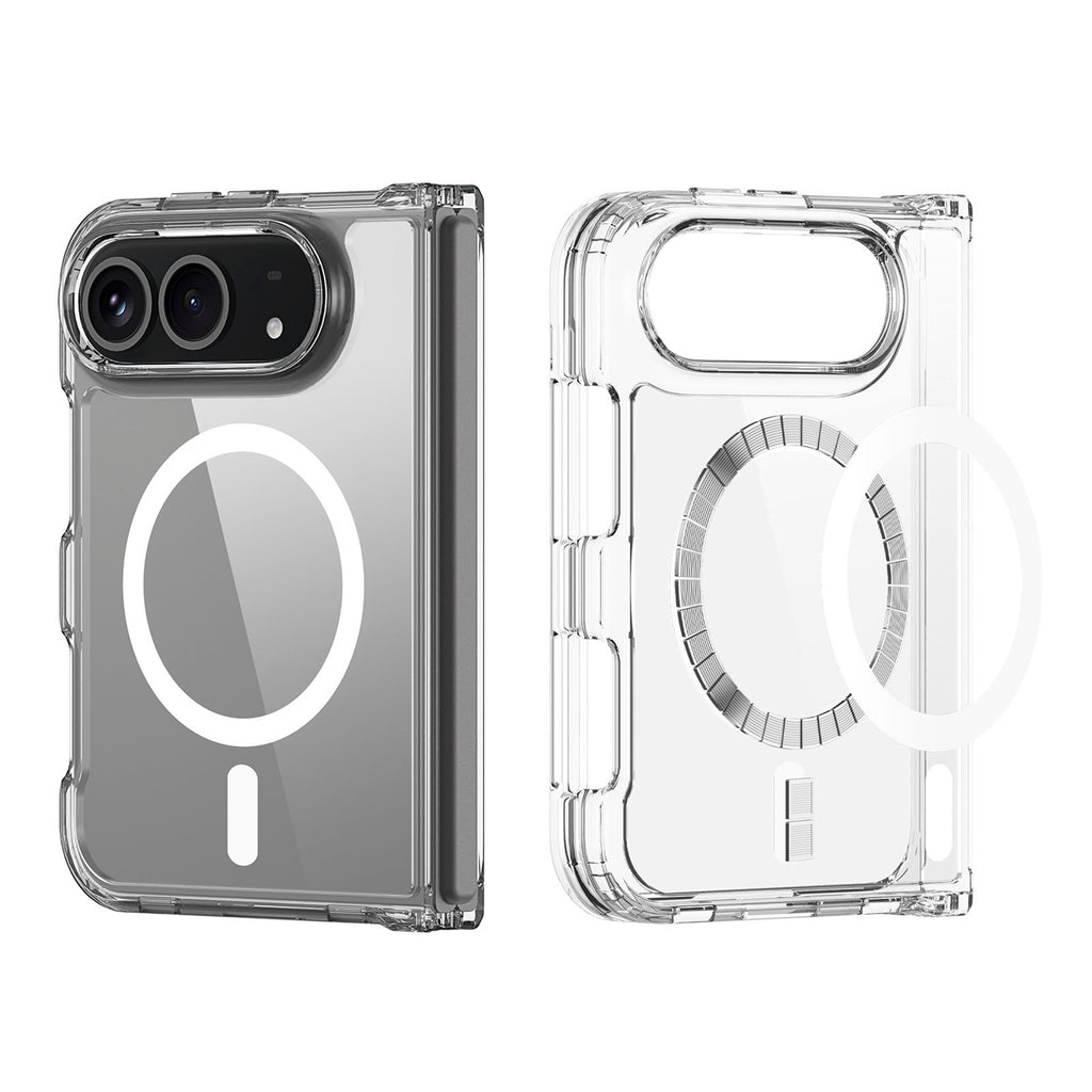 Dux Ducis Clin Mag iPhone Duo dėklas, suderinamas su MagSafe - skaidrus -- iPhone Duo