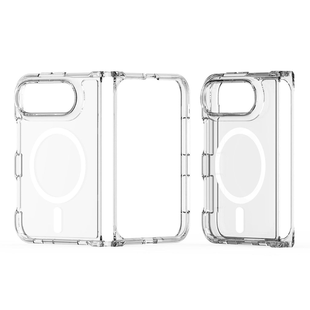 Dux Ducis Clin Mag iPhone Duo dėklas, suderinamas su MagSafe - skaidrus -- iPhone Duo