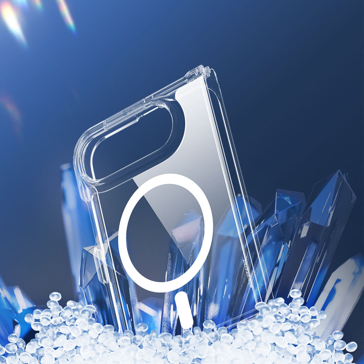 Dux Ducis Clin Mag iPhone Duo dėklas, suderinamas su MagSafe - skaidrus -- iPhone Duo