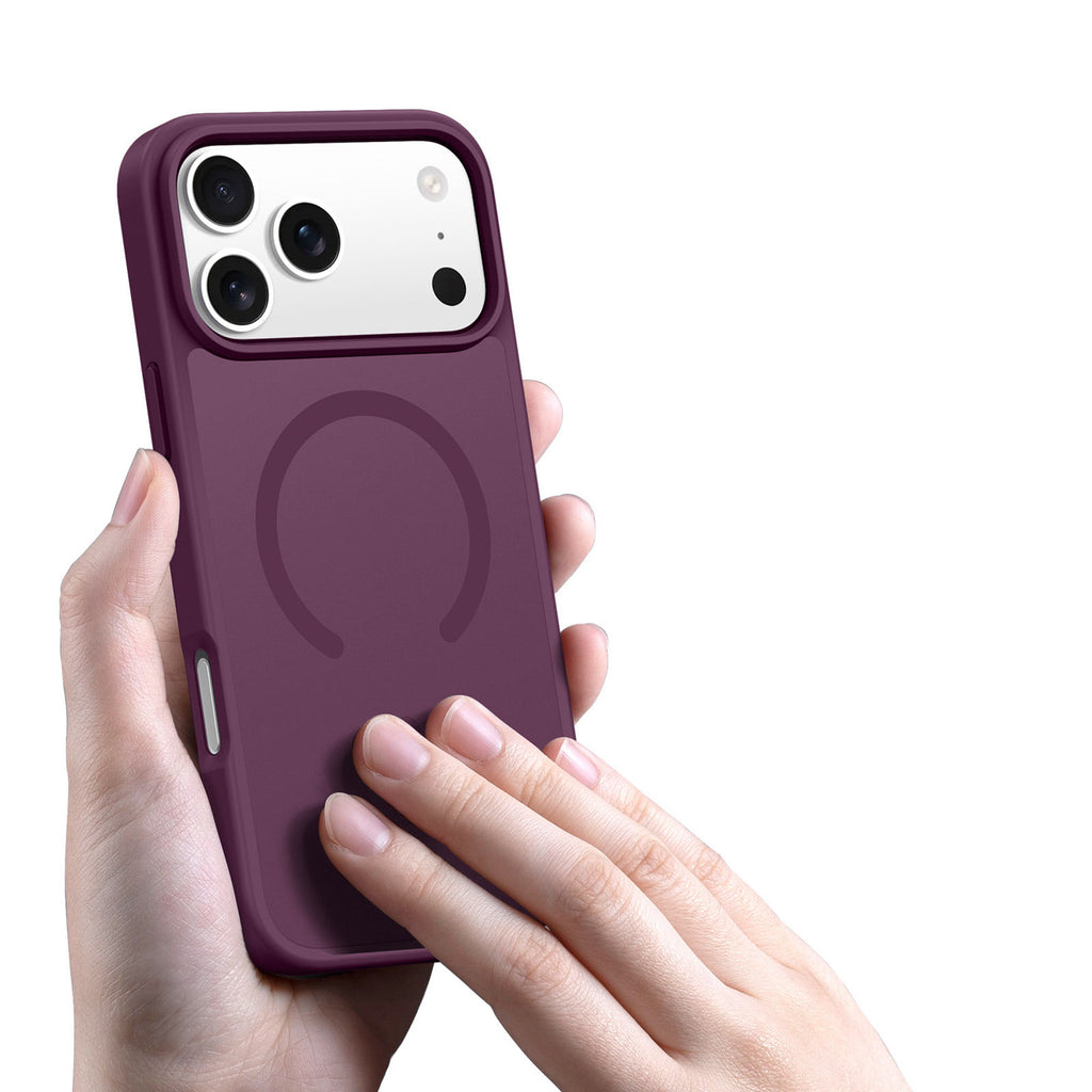 Dux Ducis Yind dėklas, skirtas iPhone 18 Pro Max / 17 Pro Max, suderinamas su MagSafe - vyšninis -- iPhone 18 Pro Max /...