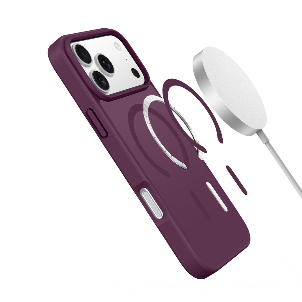 Dux Ducis Yind dėklas, skirtas iPhone 18 Pro Max / 17 Pro Max, suderinamas su MagSafe - vyšninis -- iPhone 18 Pro Max /...