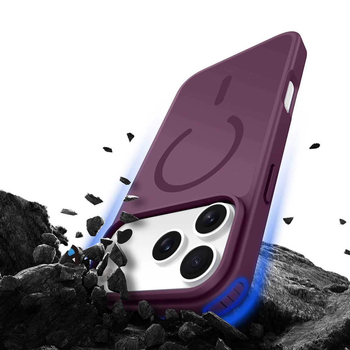 Dux Ducis Yind dėklas, skirtas iPhone 18 Pro Max / 17 Pro Max, suderinamas su MagSafe - vyšninis -- iPhone 18 Pro Max /...