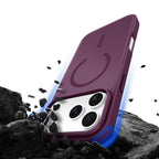 Dux Ducis Yind dėklas, skirtas iPhone 18 Pro / 17 Pro, suderinamas su MagSafe - vyšninis -- iPhone 18 Pro / iPhone 17 Pro