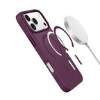 Dux Ducis Yind dėklas, skirtas iPhone 18 Pro / 17 Pro, suderinamas su MagSafe - vyšninis -- iPhone 18 Pro / iPhone 17 Pro