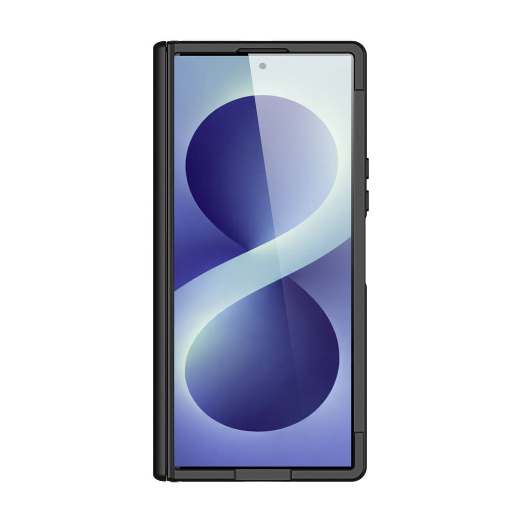 Dux Ducis Kind dėklas telefonui Samsung Galaxy Z Fold 8 Ultra / Z Fold 7 su stovu, suderinamas su MagSafe - juodas --...