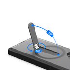 Dux Ducis Kind dėklas telefonui Samsung Galaxy Z Fold 8 Ultra / Z Fold 7 su stovu, suderinamas su MagSafe - juodas --...