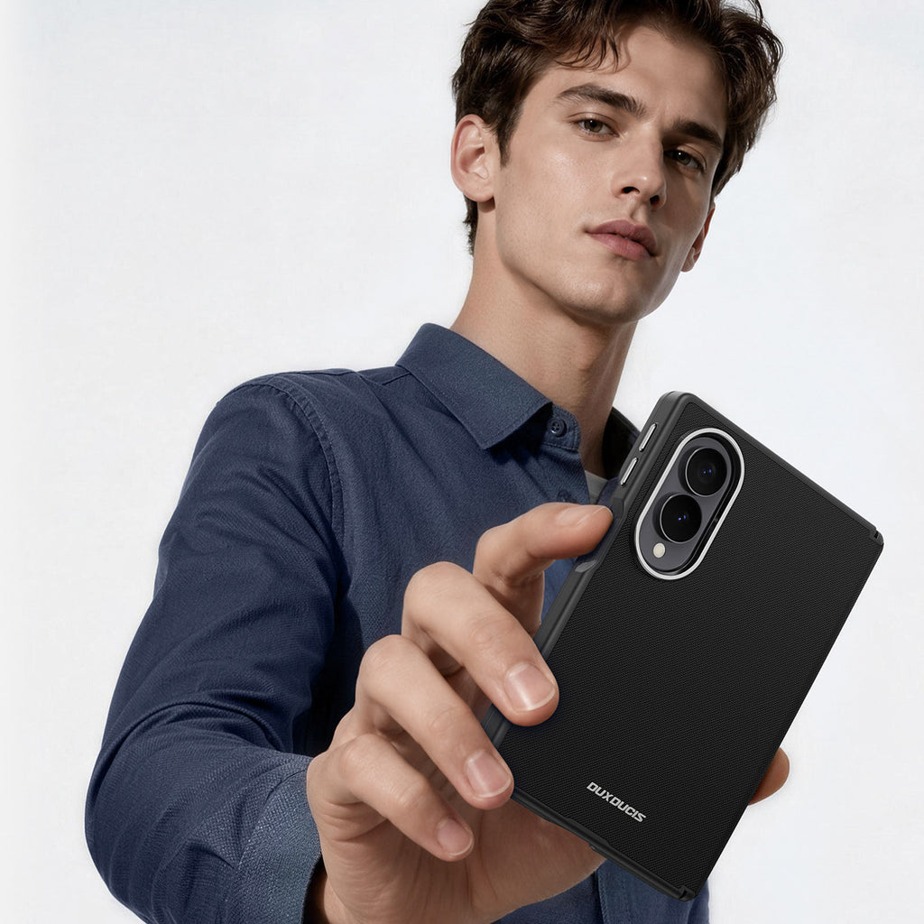 Dux Ducis Vyne dėklas, suderinamas su MagSafe, skirtas Samsung Galaxy Z Fold 8 - juodas -- Samsung Galaxy Z Fold 8