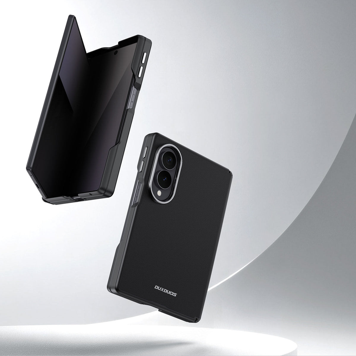 Dux Ducis Vyne dėklas, suderinamas su MagSafe, skirtas Samsung Galaxy Z Fold 8 - juodas -- Samsung Galaxy Z Fold 8