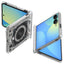 Spigen Ultra Hybrid Pro MagSafe dėklas Samsung Galaxy Z Flip 8 Neo One - Pilkas/juodas -- Samsung Galaxy Z Flip 8 Neo One