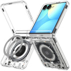 Spigen Ultra Hybrid Pro MagSafe dėklas Samsung Galaxy Z Flip 8 Neo One - Pilkas/juodas -- Samsung Galaxy Z Flip 8 Neo One