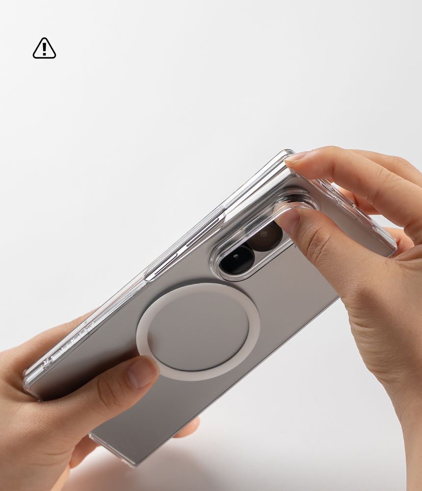 Ringke Slim Magnetic MagSafe dėklas Samsung Galaxy Z Fold 8 - Skaidrus -- Samsung Galaxy Z Fold 8