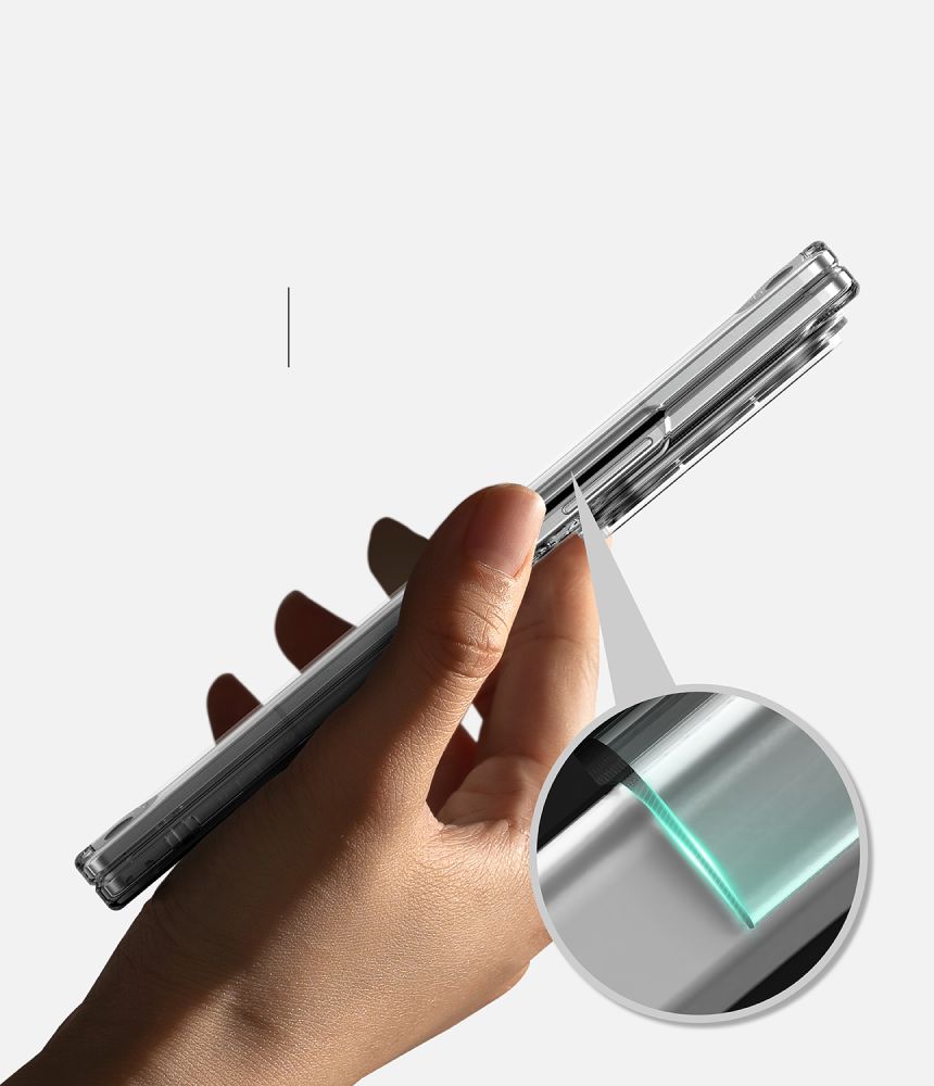 Ringke Slim Magnetic MagSafe dėklas Samsung Galaxy Z Fold 8 - Skaidrus -- Samsung Galaxy Z Fold 8