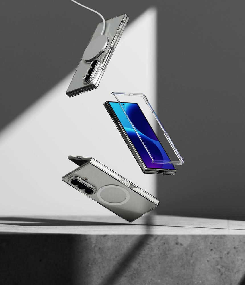 Ringke Slim Magnetic MagSafe dėklas Samsung Galaxy Z Fold 8 - Skaidrus -- Samsung Galaxy Z Fold 8