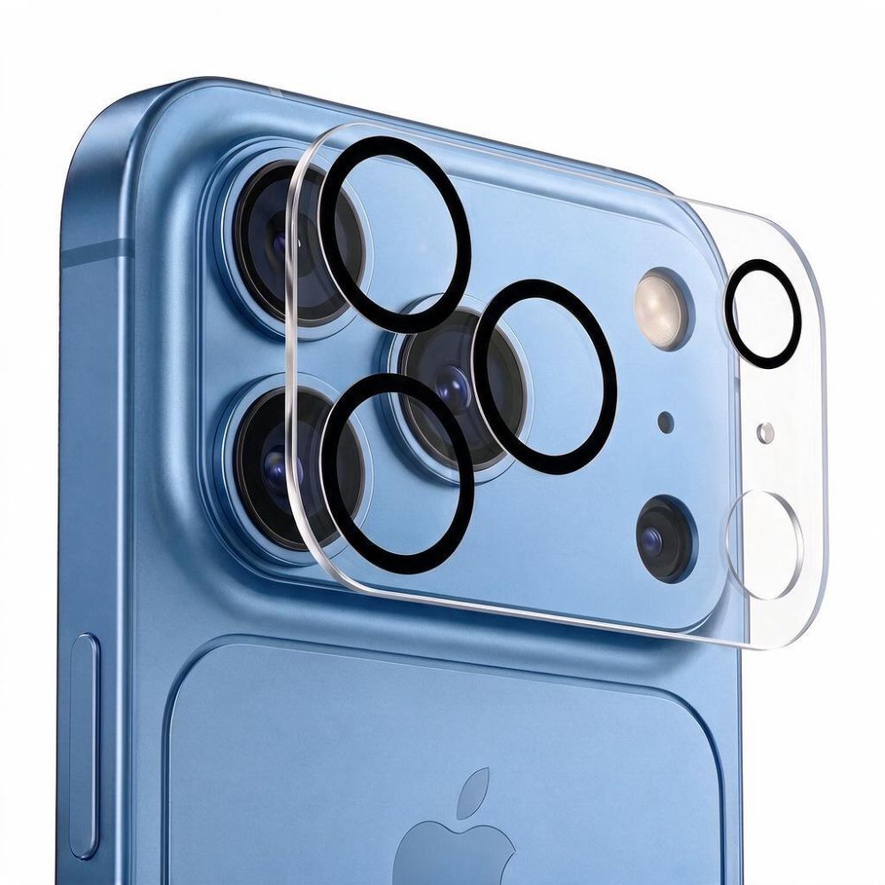 Tech-Protect Cam Fit+ objektyvo apsauga iPhone 18 Pro - Skaidri -- iPhone 18 Pro
