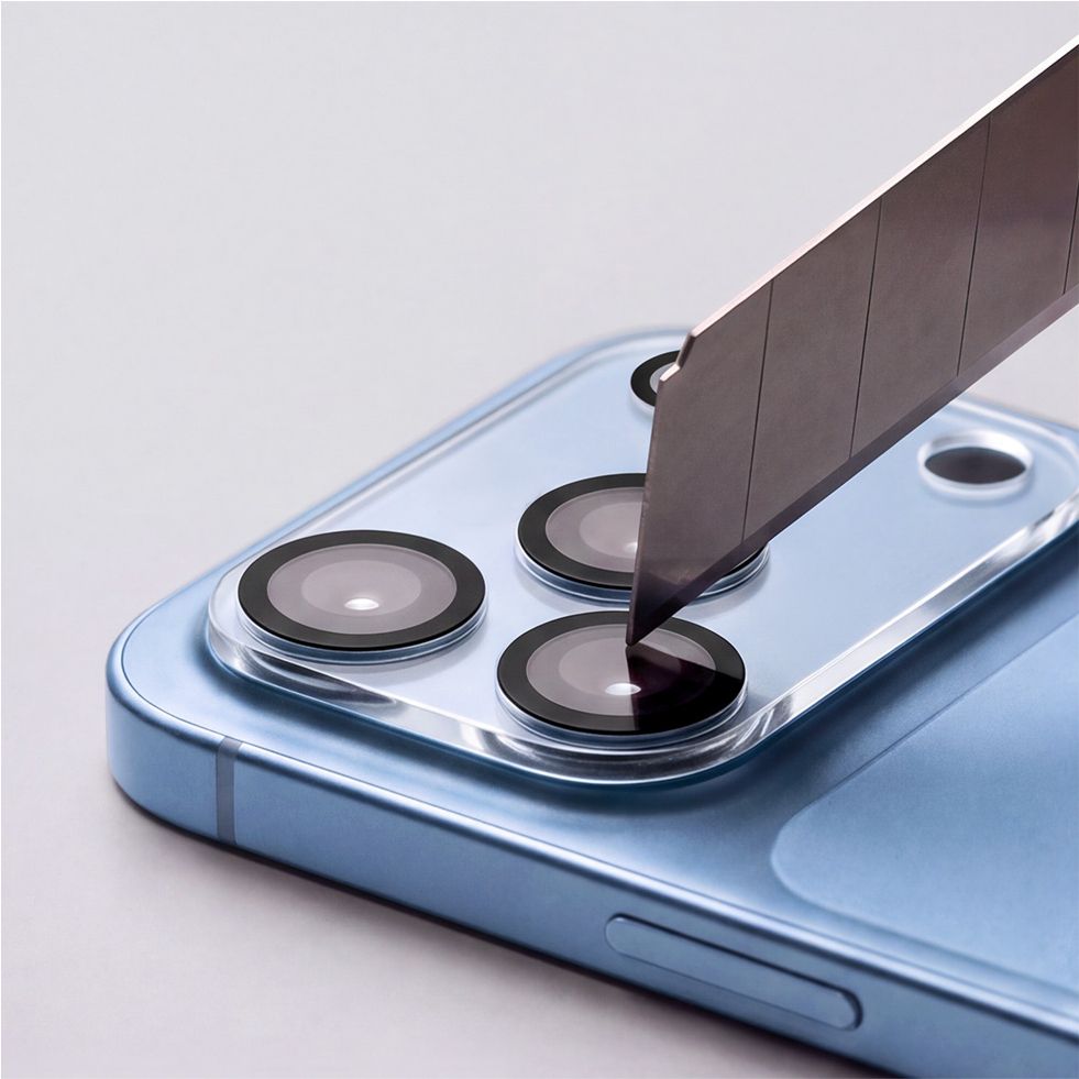 Tech-Protect Cam Fit+ objektyvo apsauga iPhone 18 Pro - Skaidri -- iPhone 18 Pro