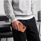 Tech-Protect BasicMag MagSafe dėklas Apple iPhone 17 Pro / 18 Pro - Matinis oranžinis -- iPhone 17 Pro / iPhone 18 Pro