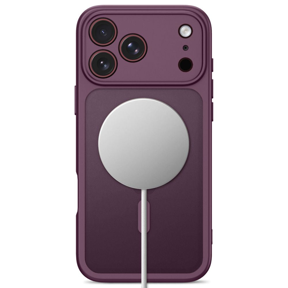 Tech-Protect BasicMag MagSafe dėklas Apple iPhone 17 Pro / 18 Pro - Matinis tamsusis vyšninis -- iPhone 17 Pro / iPhone...