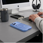 Tech-Protect BasicMag MagSafe dėklas iPhone 17 Pro / 18 Pro - šviesiai mėlyna matinė -- iPhone 17 Pro / iPhone 18 Pro
