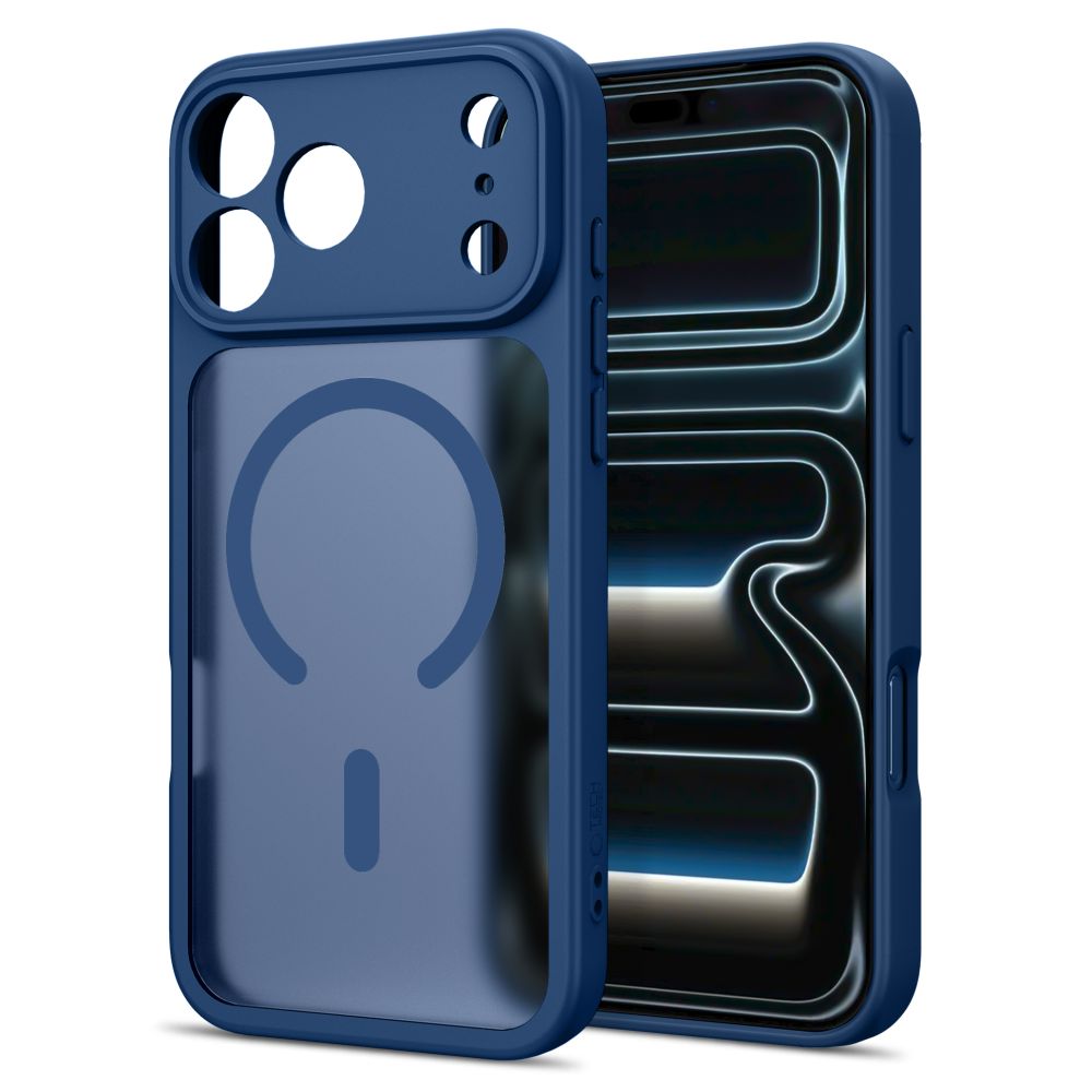 Tech-Protect BasicMag MagSafe dėklas iPhone 17 Pro Max / 18 Pro Max - Matinis tamsiai mėlynas -- iPhone 17 Pro Max /...