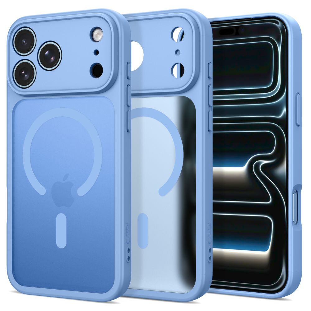 Tech-Protect BasicMag MagSafe dėklas iPhone 17 Pro Max / 18 Pro Max - Matinis šviesiai mėlynas -- iPhone 17 Pro Max /...