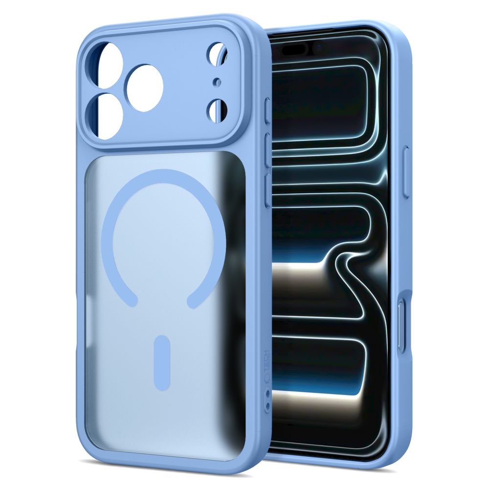 Tech-Protect BasicMag MagSafe dėklas iPhone 17 Pro Max / 18 Pro Max - Matinis šviesiai mėlynas -- iPhone 17 Pro Max /...