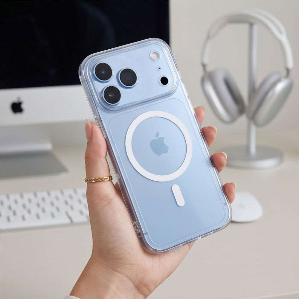 Tech-Protect FlexAir MagSafe dėklas iPhone 17 Pro / 18 Pro - Skaidrus -- iPhone 17 Pro / iPhone 18 Pro