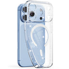 Tech-Protect FlexAir MagSafe dėklas iPhone 17 Pro Max / 18 Pro Max - Skaidrus su blizgesiais -- iPhone 17 Pro Max /...